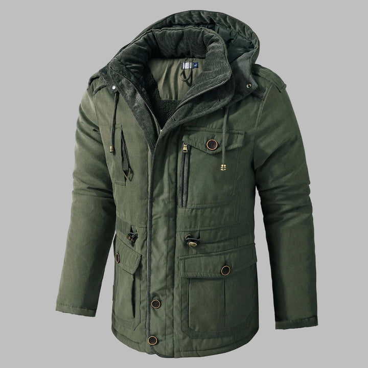 Chaqueta de Invierno Multi-Bolsillos para Hombres