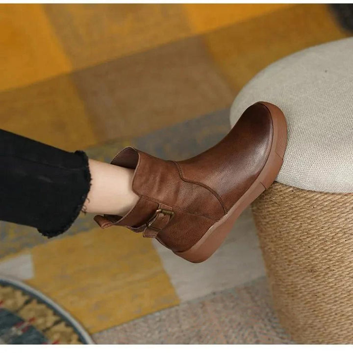 Botas de Tobillo Vintage – Estilo Retro con Toque Moderno