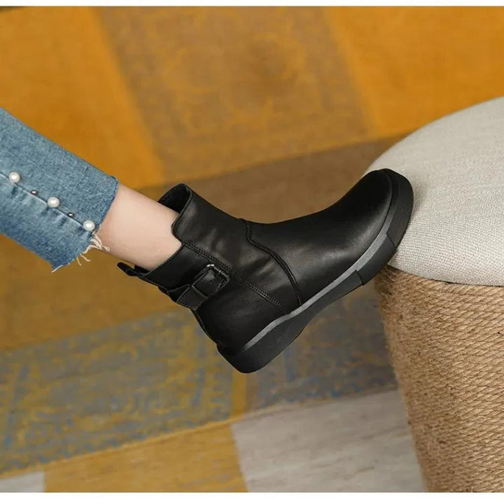 Botas de Tobillo Vintage – Estilo Retro con Toque Moderno