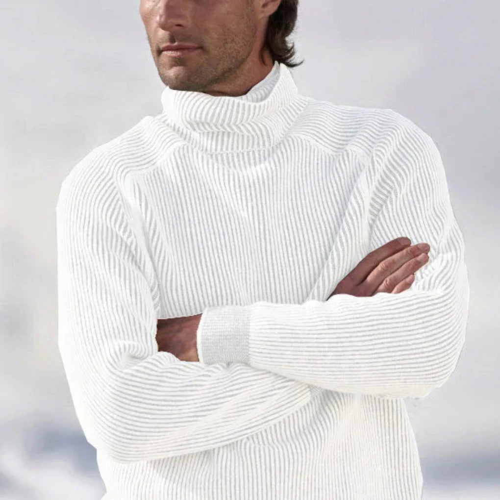 Suéter de Cuello Alto para Hombres – Elegante y Estiloso para Estaciones Frías