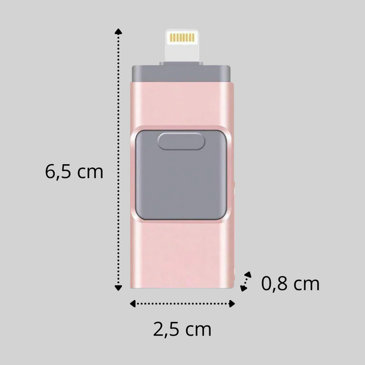 Unidad Flash USB 4 en 1 – Solución de Almacenamiento Multi-Conector