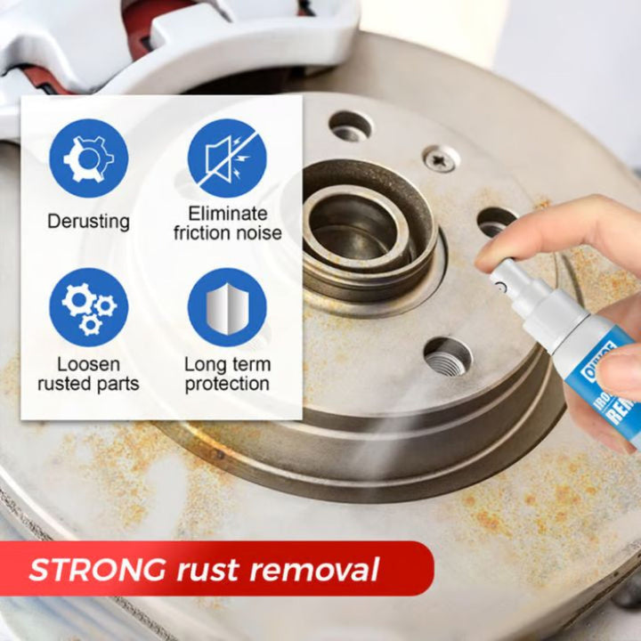 Effektiver Rostentferner: Entfernt hartnäckigen Rost von Metall & Chrom, verleiht Glanz, ideal für Heim & Garten, 100 ml.