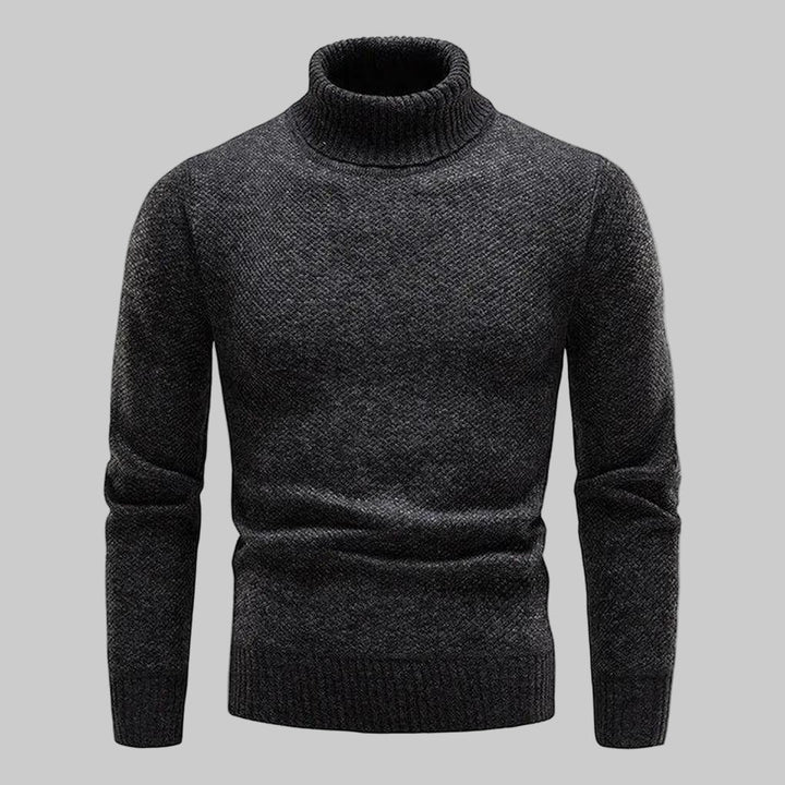 Suéter de Cuello Alto Elegante Diseño Refinado con Apelación Clásica