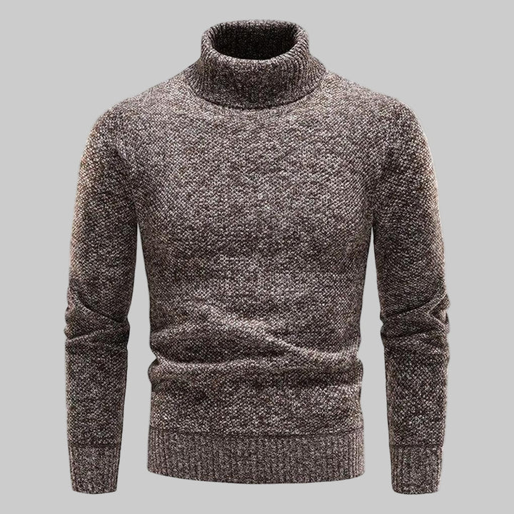 Suéter de Cuello Alto Elegante Diseño Refinado con Apelación Clásica