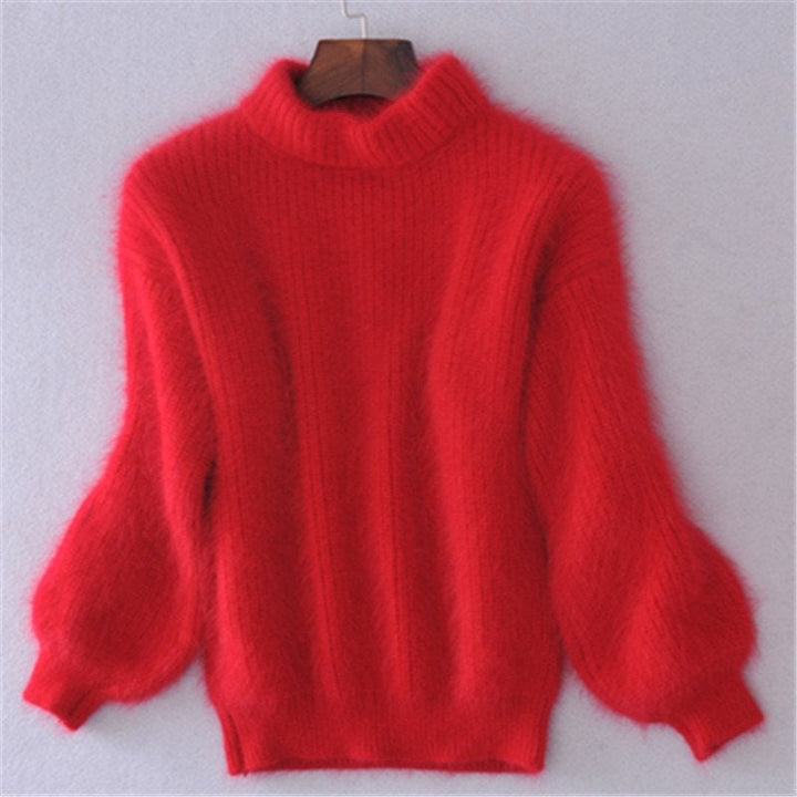 Suéter de Cuello Alto de Mohair