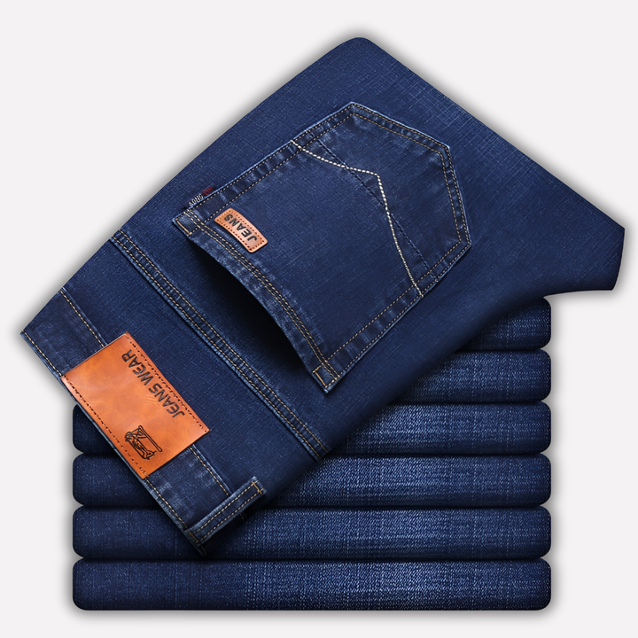 Jeans de Pata de Elefante para Hombre - Denim Duradero