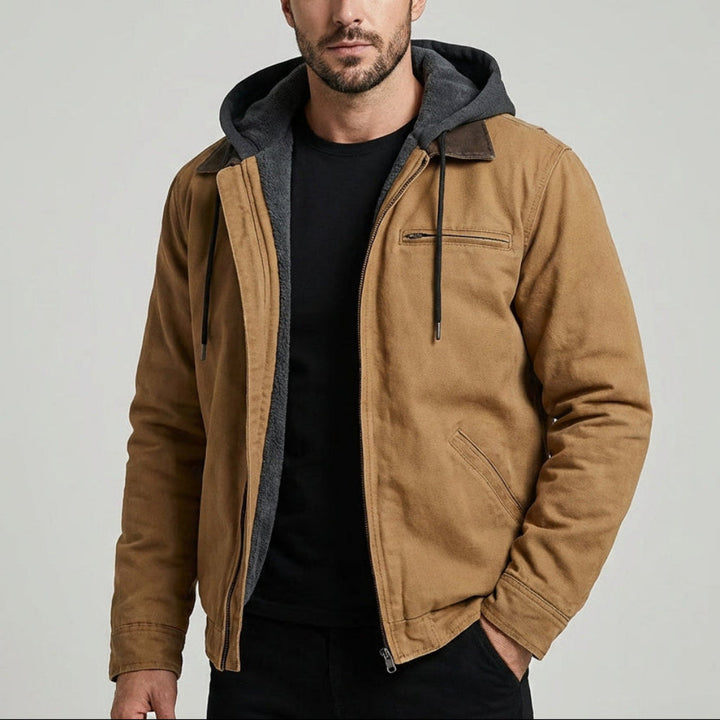 Chaqueta con Capucha Clásica para Hombres