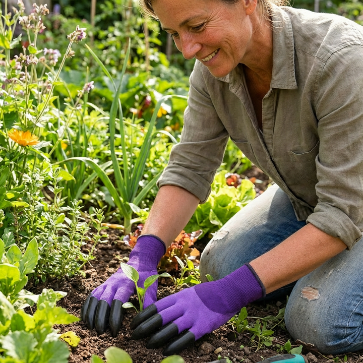 Guantes de Jardinería con Garras