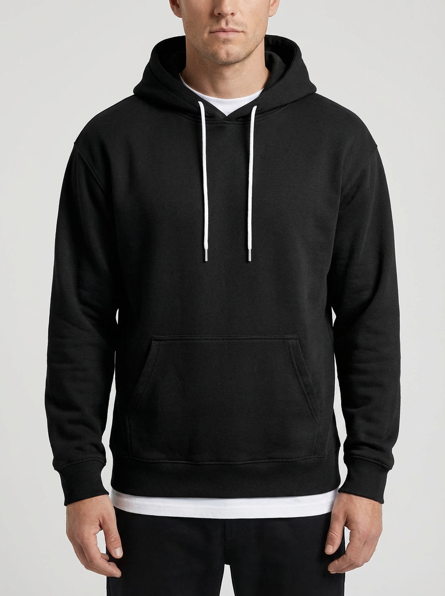 Sudadera con Capucha Relajada para Hombres
