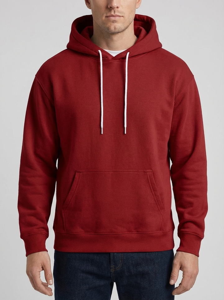 Sudadera con Capucha Relajada para Hombres