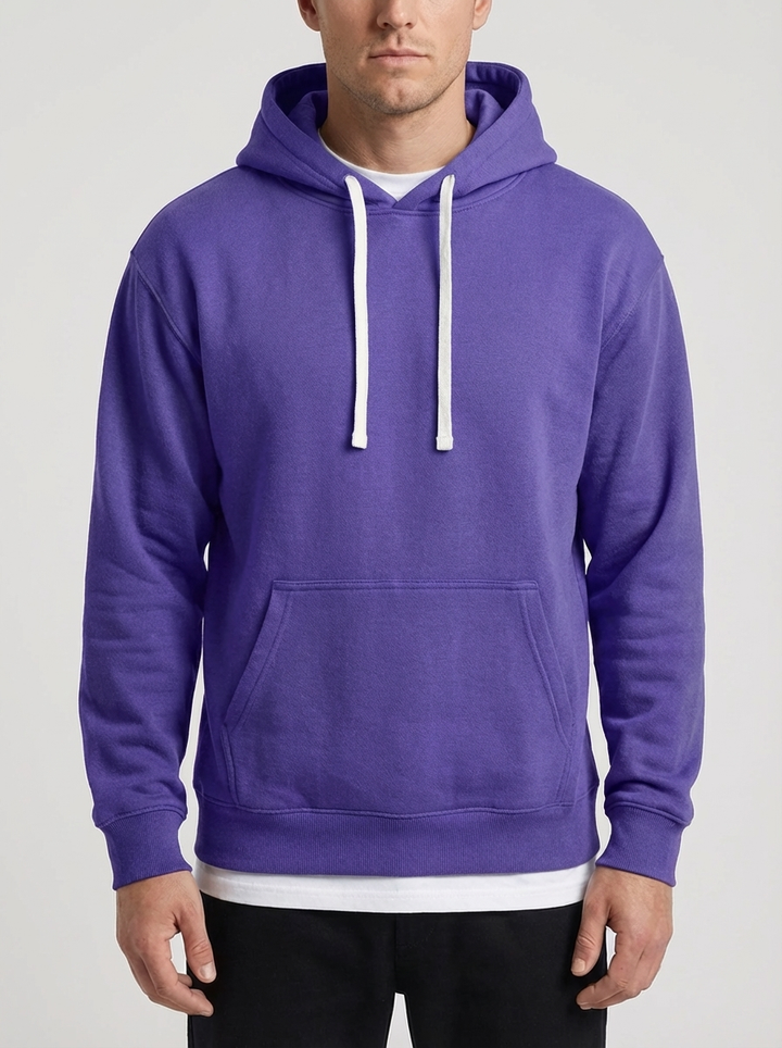 Sudadera con Capucha Relajada para Hombres