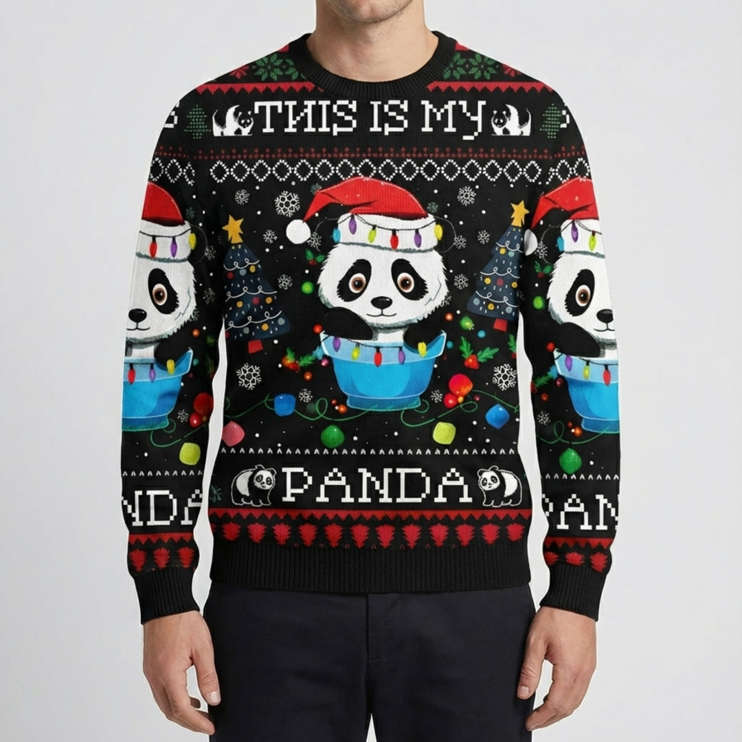 Sudadera Festiva con Gráfico de Rana para Hombres