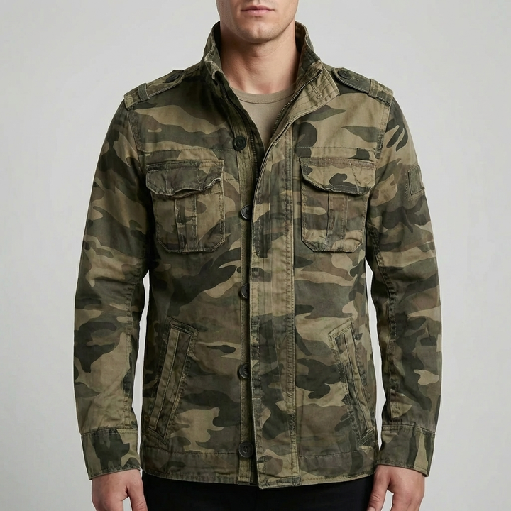 Chaqueta de Campo Militar de Camuflaje para Hombres