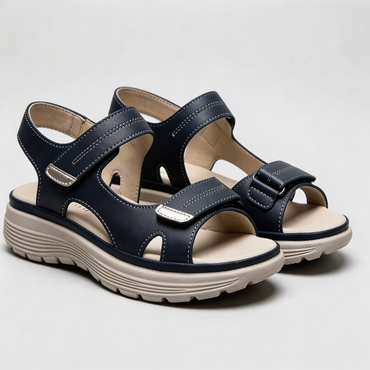 Sandalias Abiertas con Correa Ajustable para Mujeres