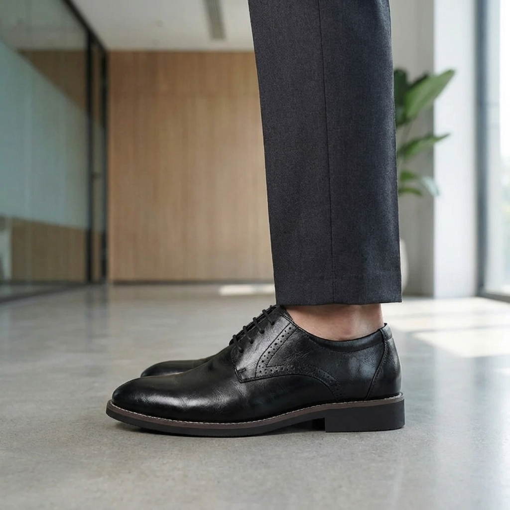 Zapato Oxford Con Cordones Para Hombres