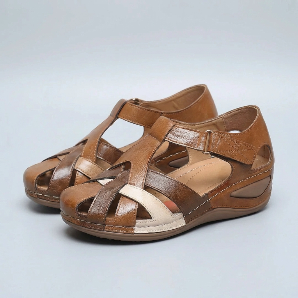 Sandalía Wedge con Correa Woven para Mujeres