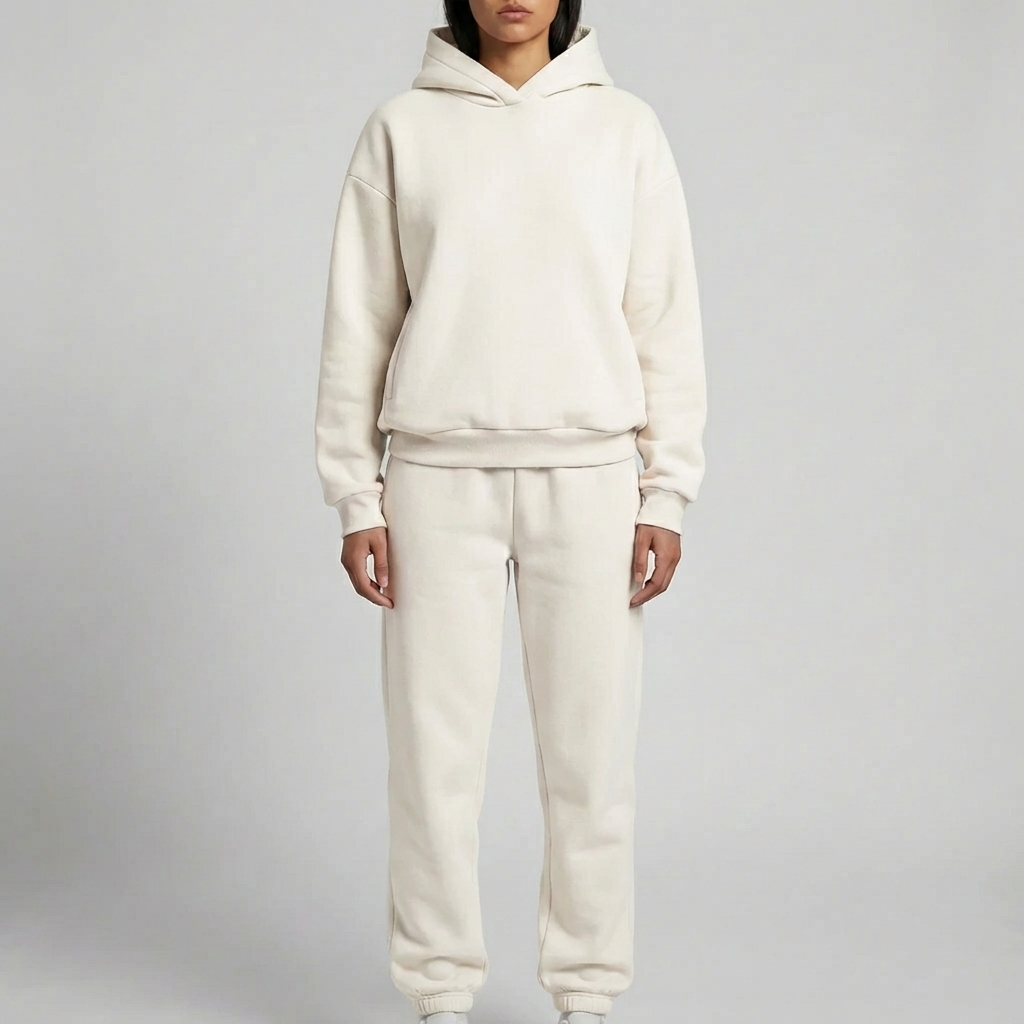 Conjunto de Sudadera con Capucha y Pantalones Deportivos