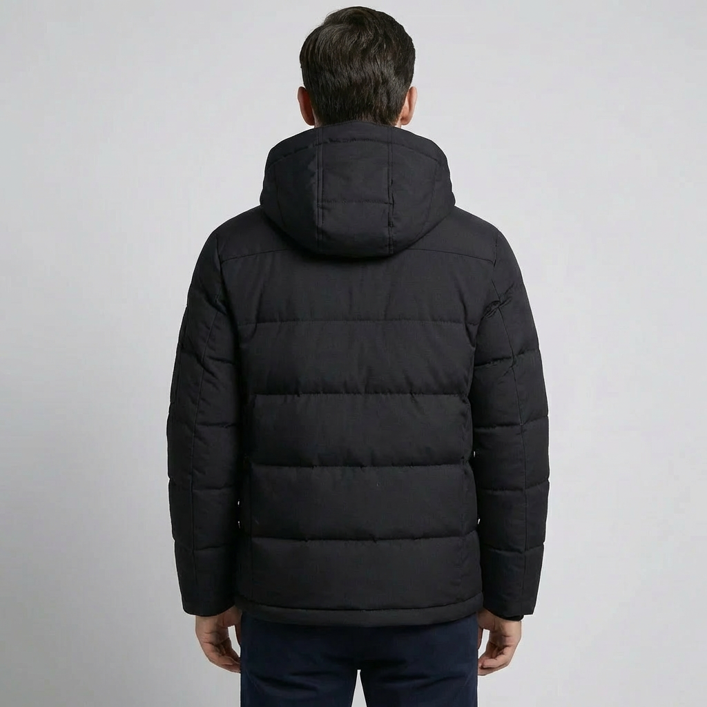 Chaqueta de Invierno Aislada con Capucha para Hombres