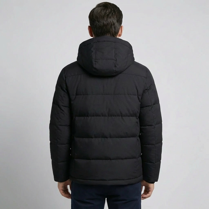 Chaqueta de Invierno Aislada con Capucha para Hombres