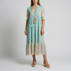 Vestido Manga Lanterna Bohemio