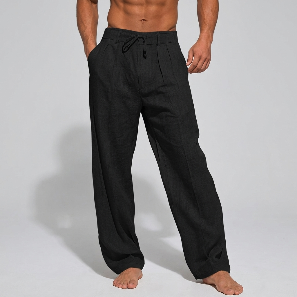 Pantalones Lino Elegantes de Verano para Hombres