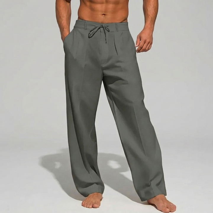 Pantalones Lino Elegantes de Verano para Hombres
