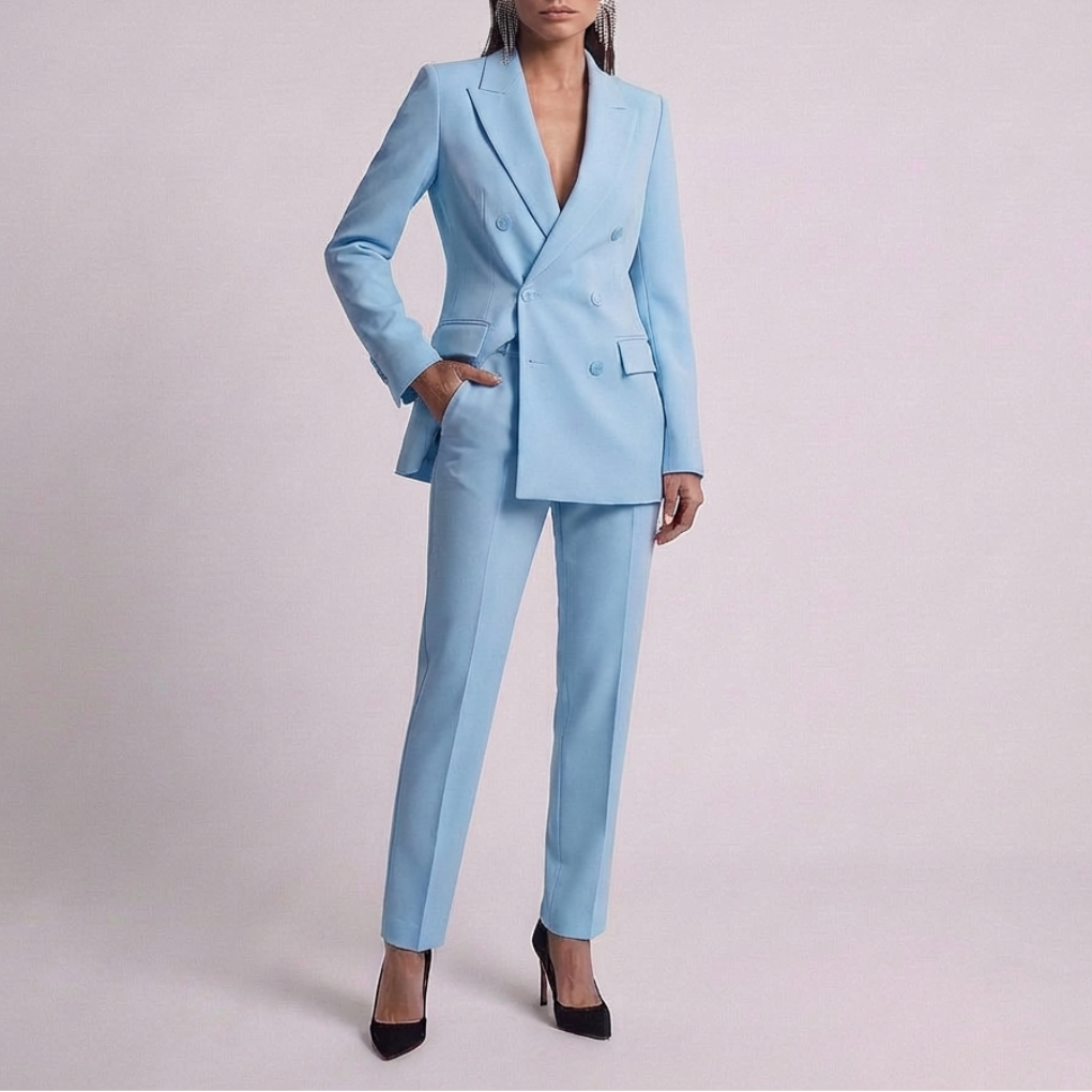 Conjunto de Traje de Negocios Elegante para Mujeres