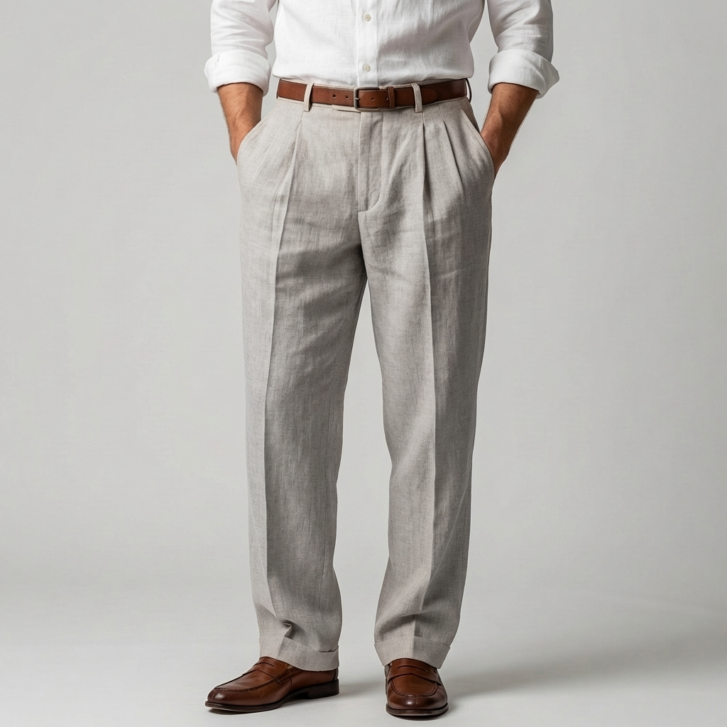 Pantalones Livianos de Lino para Hombres