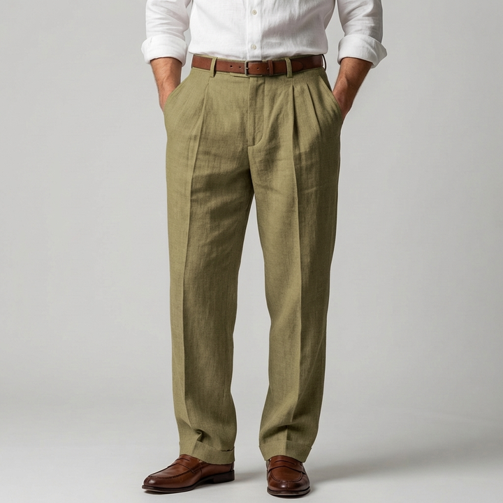 Pantalones Livianos de Lino para Hombres