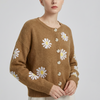 Suéter de Punto Floral para Mujeres