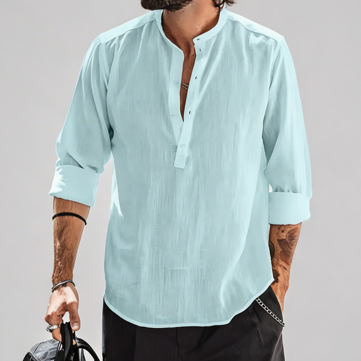 Camisas Casuales de Calle Manga Larga para Hombres