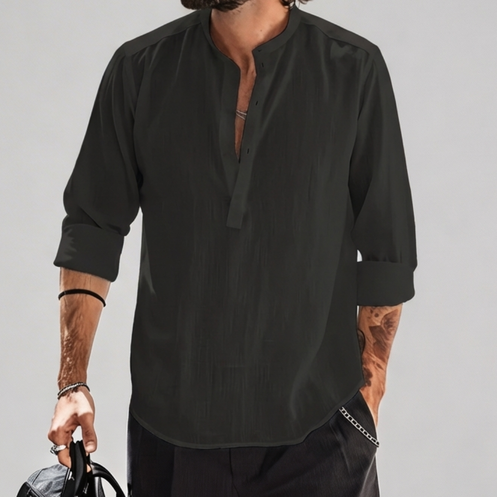 Camisas Casuales de Calle Manga Larga para Hombres