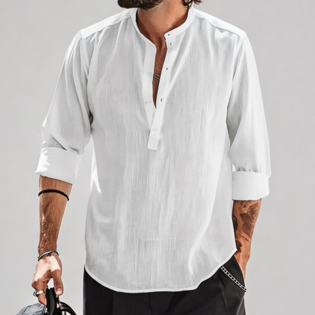Camisas Casuales de Calle Manga Larga para Hombres