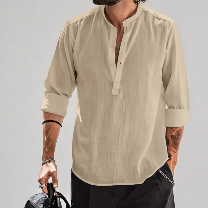 Camisas Casuales de Calle Manga Larga para Hombres
