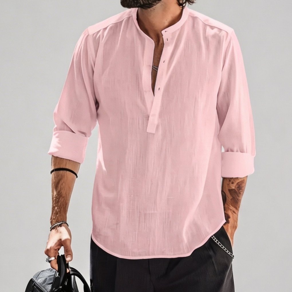 Camisas Casuales de Calle Manga Larga para Hombres