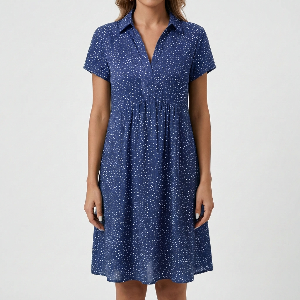 Vestido Camisa Midi con Botones