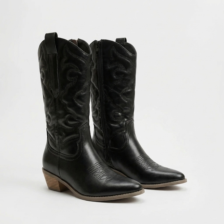 Bota de Caballero con Punta Afilada para Mujeres