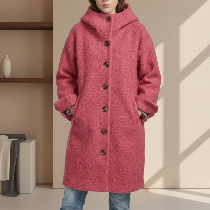 Abrigo de Invierno con Capucha para Mujeres