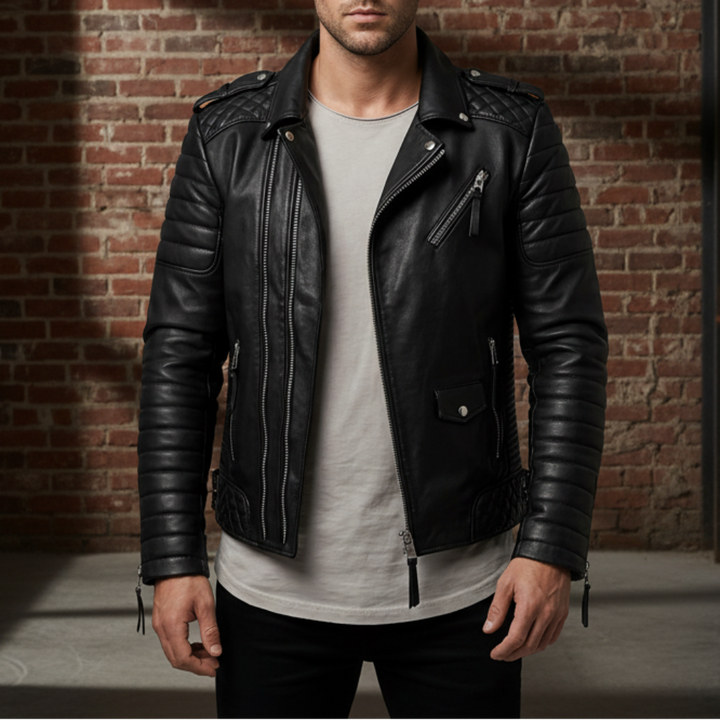 Chaqueta de Cuero Timeless y Robusta para Hombres