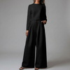 Conjunto Palazzo Elegante de Dos Piezas para Mujeres