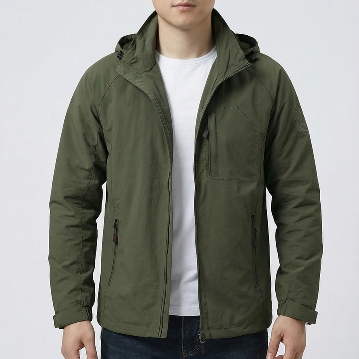 Chaqueta Transicional con Capucha para Hombres