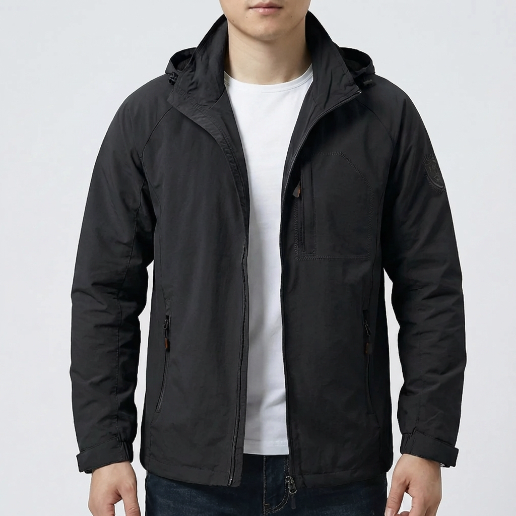 Chaqueta Transicional con Capucha para Hombres