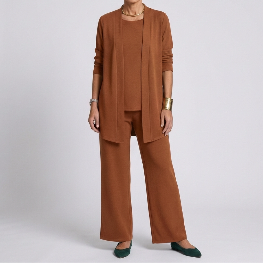 Traje Elegante de Tres Piezas para Mujeres