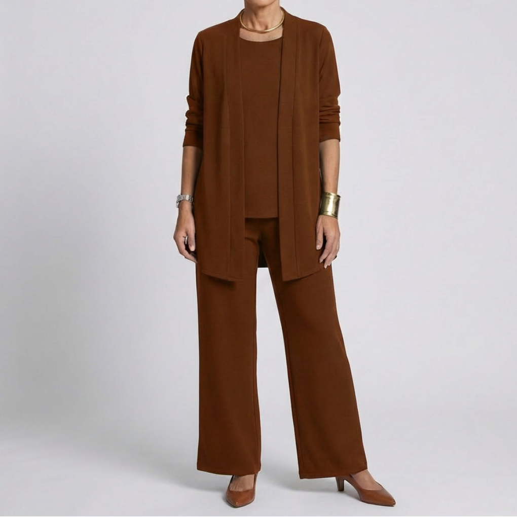 Traje Elegante de Tres Piezas para Mujeres