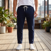 Pantalones Con Cordones Ajustados Para Hombres