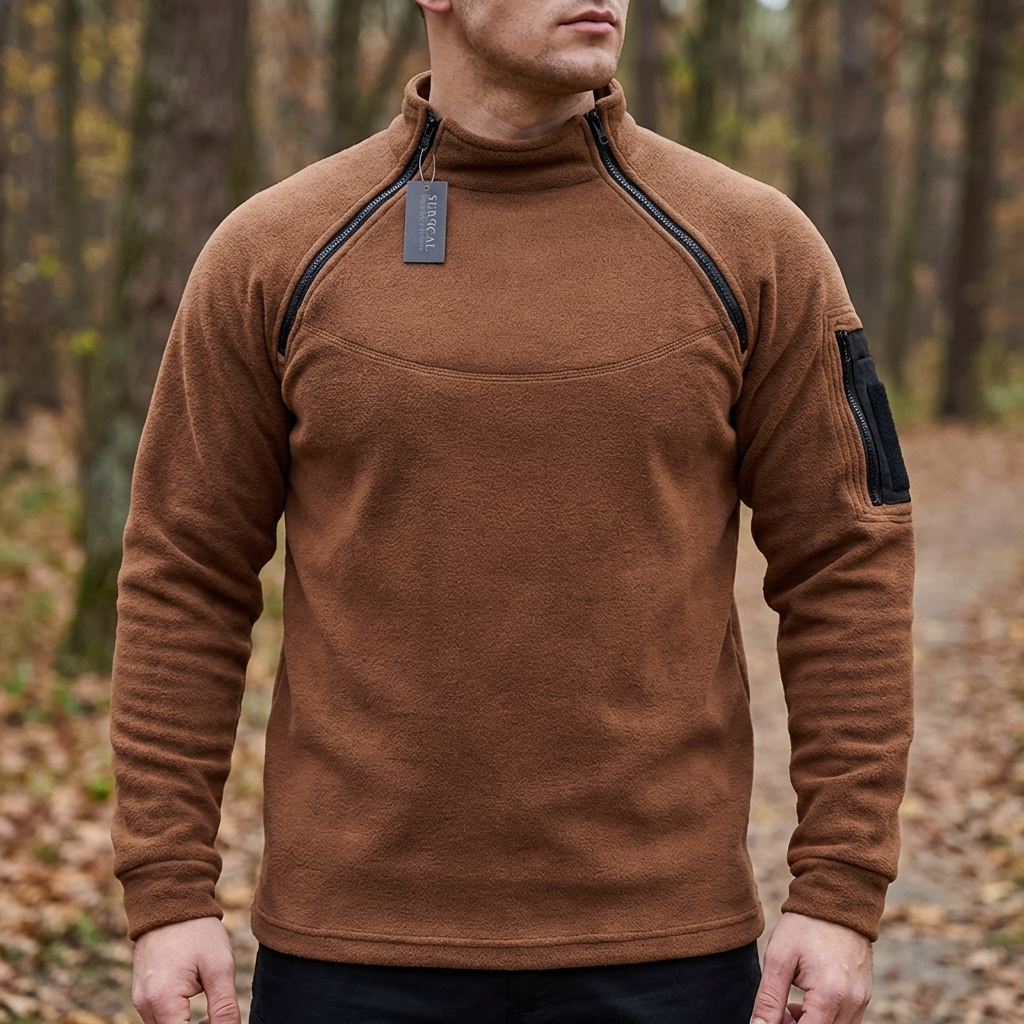 Sudadera de Forro Polar Hombre a Prueba de Viento