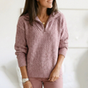 Pullover de Cuello Alto con Media Cremallera