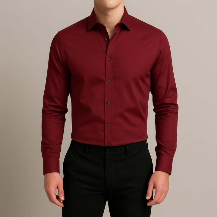 Camisas de Negocios Elásticas para Hombres