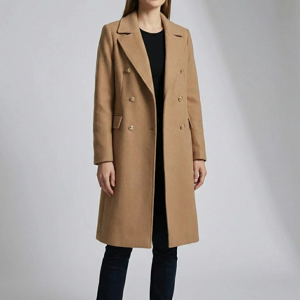 Abrigo Midi-Doble Breasted