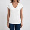 Top Casual de Cuello en V para Mujeres